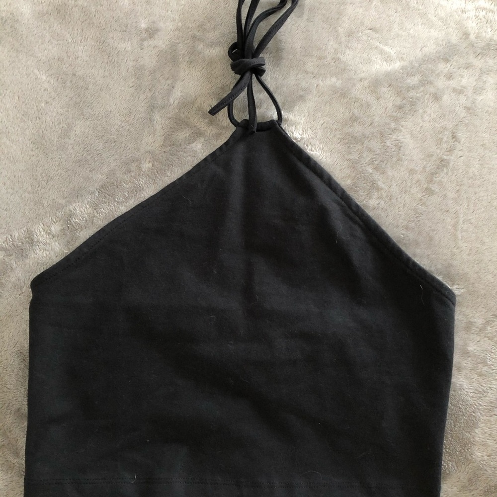 Tie Halter Crop Top